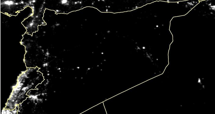 A recent observation of Syria’s nighttime lights reveals that 83% of the country’s lights have gone out since the start of the military conflict in 2011