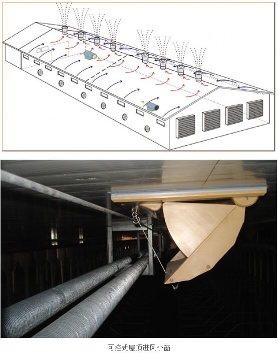 猪舍横向通风系统
